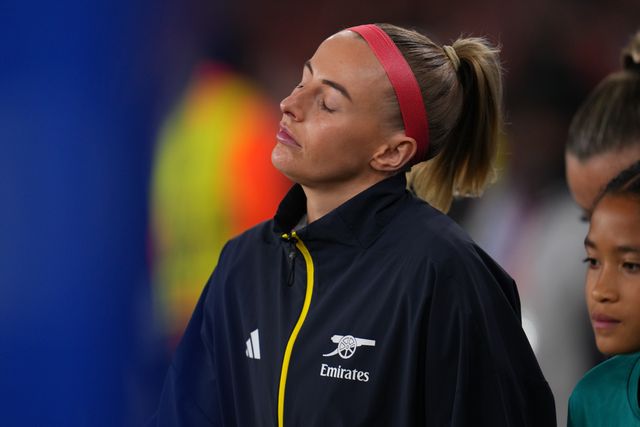 Chloe Kelly of Arsenal ahead of the UEFA Women's Champions League Quarter-finals match Arsenal vs Chelsea at Arsenal Stadium, London, United Kingdom on 24 March 2026

(Photo by Harvey Murphy/News Images)
