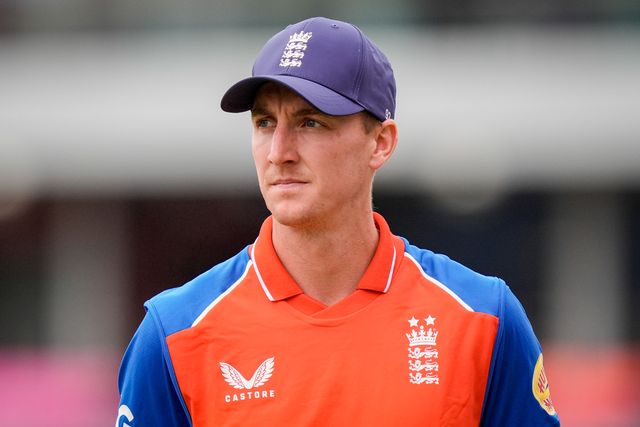 England captain Harry Brook during the Second Vitality T20 International match England vs India at Old Trafford, Manchester, United Kingdom on 04 July 2026

(Photo by Maynard Manyowa/News Images)