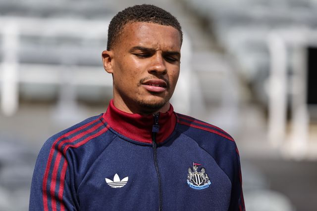 Malick Thiaw of Newcastle United arrives during the Premier League match Newcastle Untied vs Bournemouth at St. James's Park, Newcastle, United Kingdom on 18 April 2026

(Photo by Mark Cosgrove/News Images)