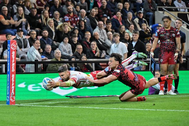 Betfred Super League Round 27 Leigh Leopards v St Helens