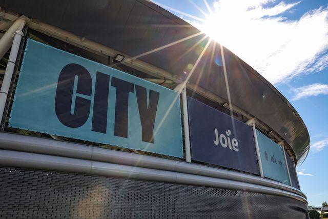 The sun burst over the Joey Stadium during the FA Youth Cup Final match Manchester City U18 vs Manchester United U18 at Joie Stadium, Manchester, United Kingdom on 14 May 2026

(Photo by Mark Cosgrove/News Images)