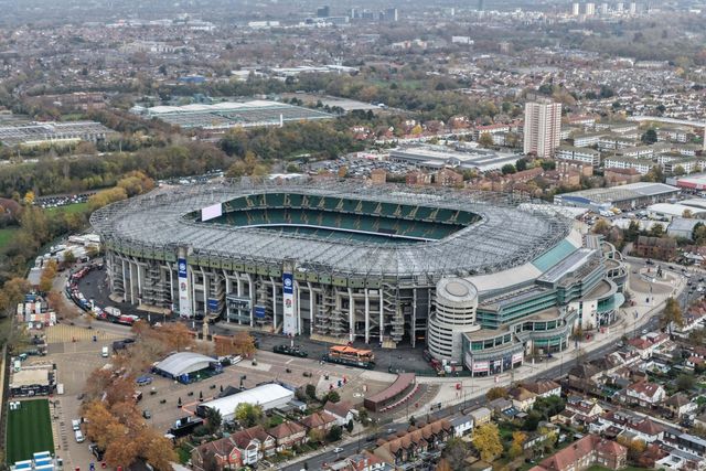 A general aerial view of The Allianz Stadium ahead of the Quilter Nations Series 2025 match England vs Fiji at Allianz Stadium, Twickenham, United Kingdom, 8th November 2025

(Photo by Mark Cosgrove/News Images)

*** GER AUT SUI OUT ***