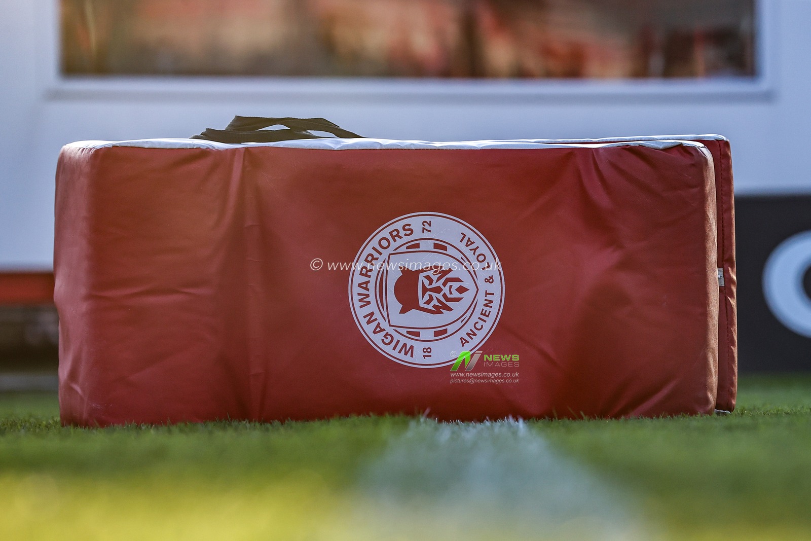 Wigan Warriors training equipment ready for the pre-game warmups during the Betfred Super League Round 7 match Hull KR vs Wigan Warriors at Sewell Group Craven Park, Kingston upon Hull, United Kingdom, 11th April 2025

(Photo by Alfie Cosgrove/News Images)