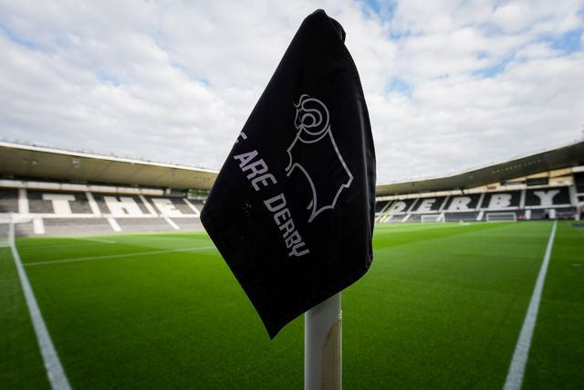 A general view of the corner flag during the Sky Bet Championship match Derby County vs West Bromwich Albion at Pride Park Stadium, Derby, United Kingdom on 09 September 2026

(Photo by Maynard Manyowa/News Images)