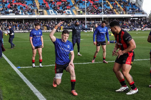 Josh Thewlis of Warrington Wolves in the pre-game warm up during the Betfred Super League round 6 match Leeds Rhinos vs Warrington Wolves at AMT Headingley Stadium, Leeds, United Kingdom on 29 March 2026

(Photo by Mark Cosgrove/News Images)