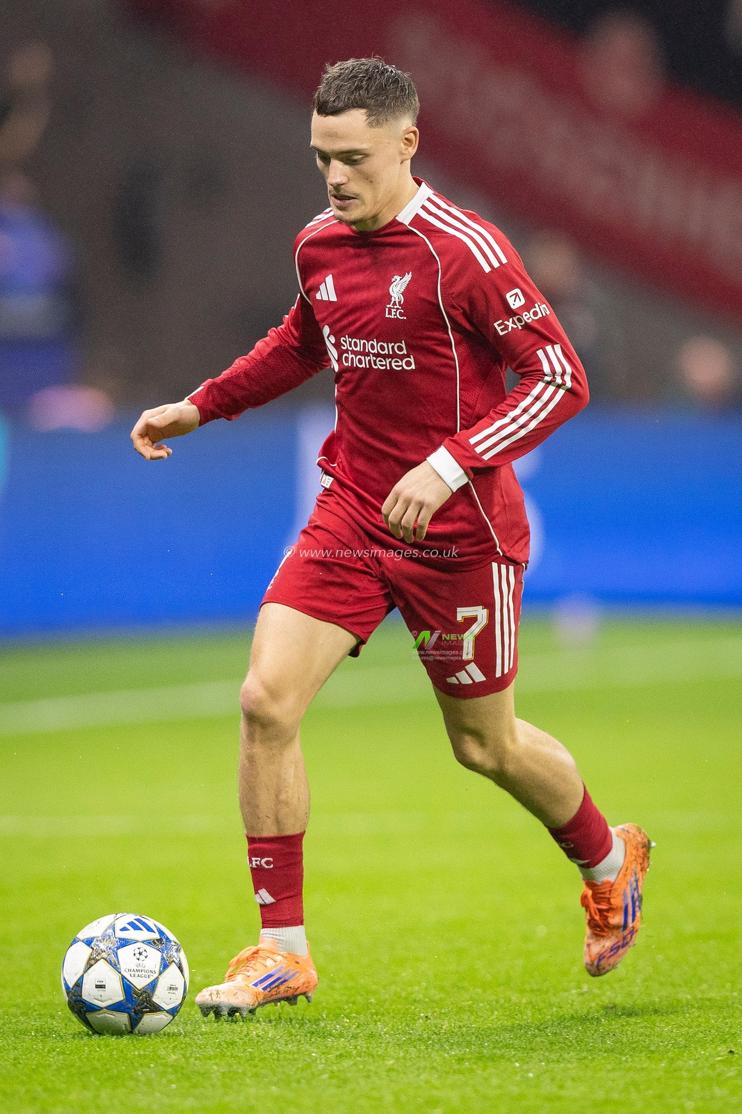 Florian Wirtz of Liverpool during the UEFA Champions League Matchday 3 of 8 Eintracht Frankfurt vs Liverpool at Deutsche Bank Park, Frankfurt, Germany, 22nd October 2025

(Photo by Ian Stephen/News Images)