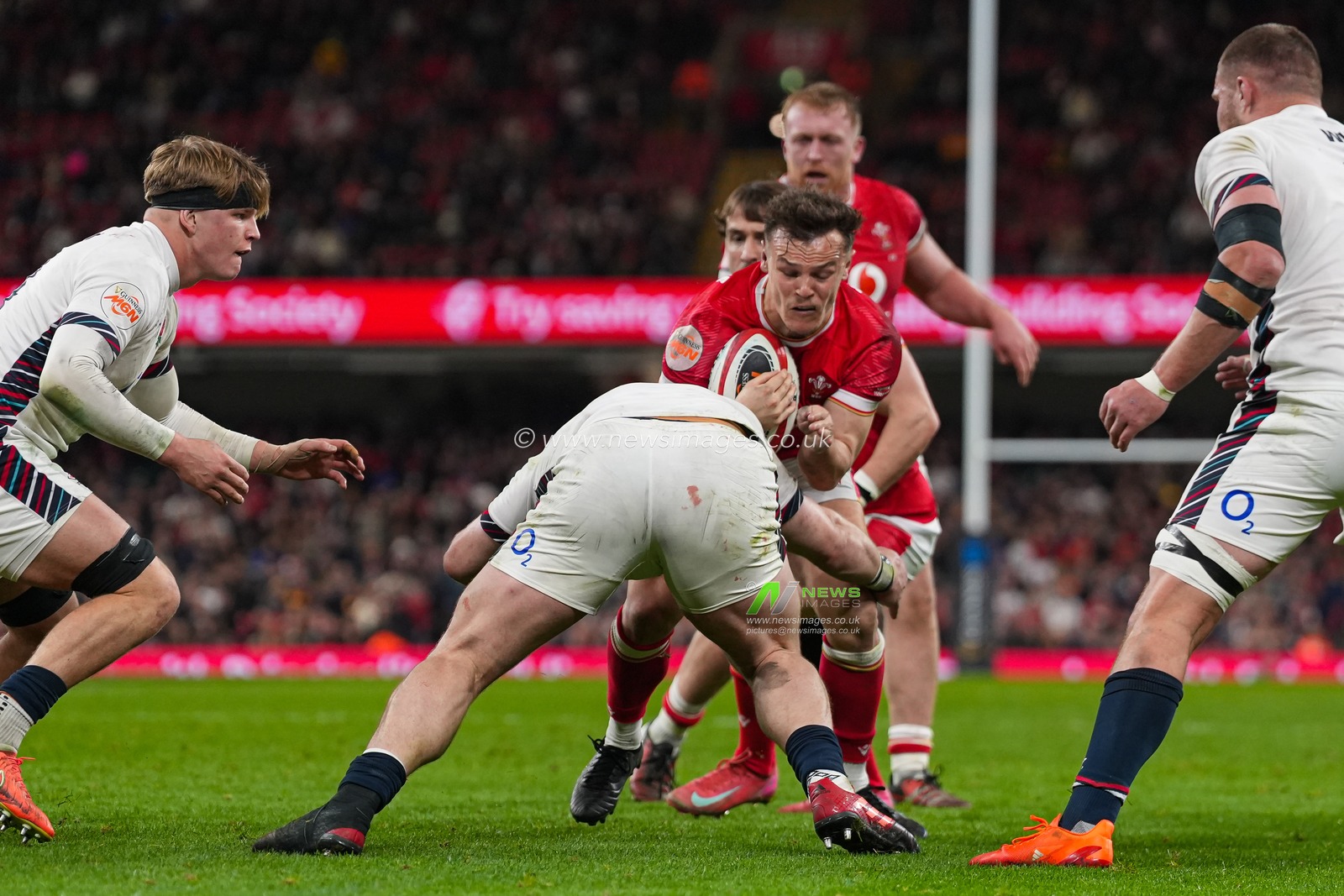 Jarrod Evans of Wales during the 2025 Guinness 6 Nations match Wales vs England at Principality Stadium, Cardiff, United Kingdom, 15th March 2025

(Photo by Andrew Lewis/News Images)