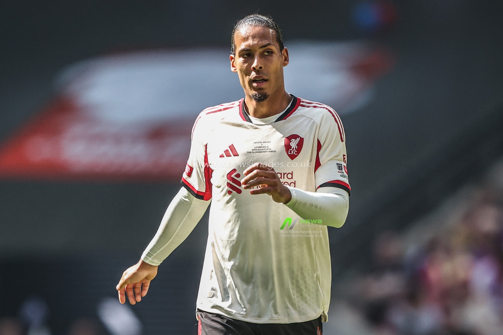 Virgil van Dijk of Liverpool during the The FA Community Shield match Crystal Palace vs Liverpool at Wembley Stadium, London, United Kingdom, 10th August 2025

(Photo by Alfie Cosgrove/News Images)