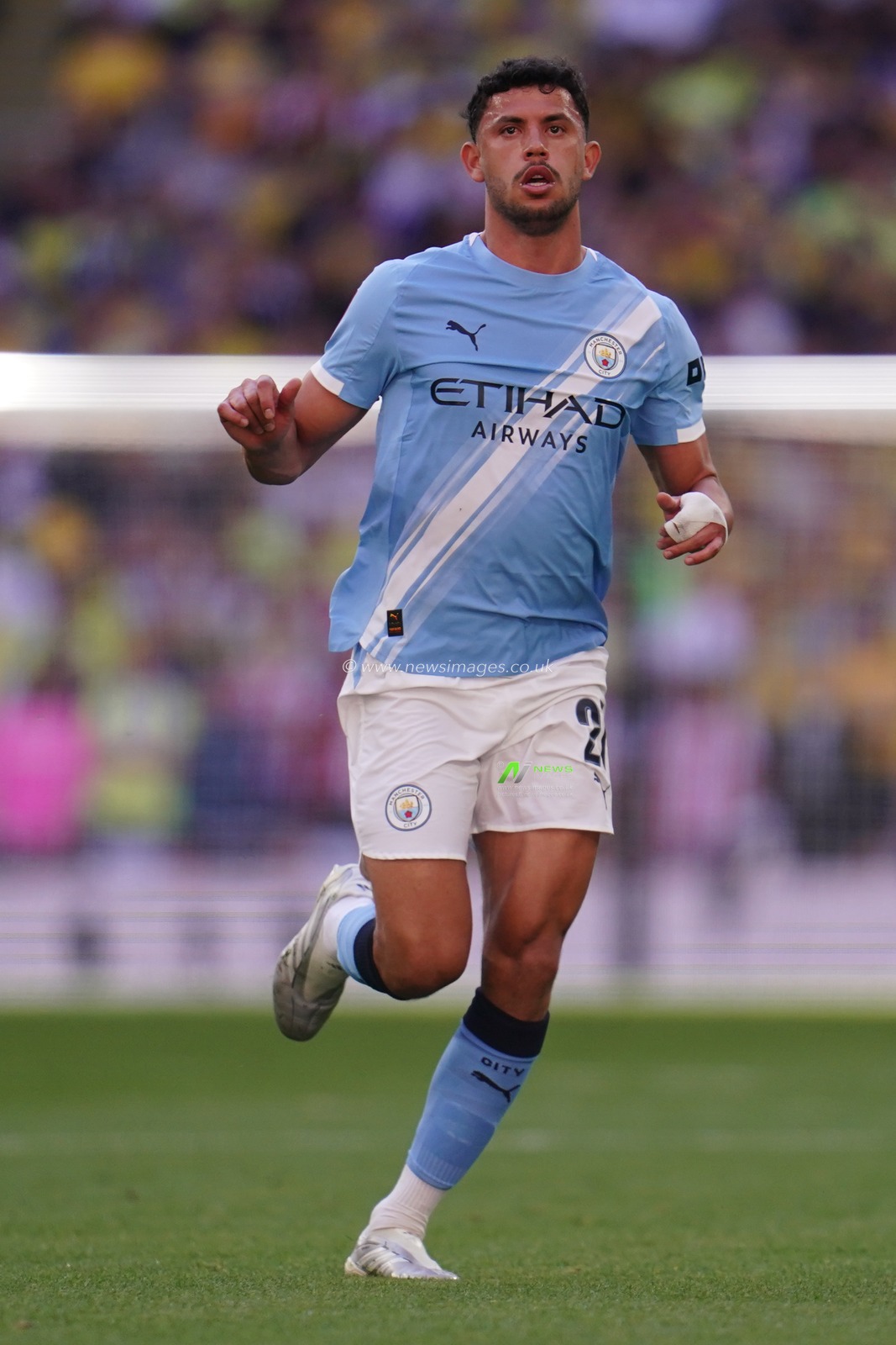 Matheus Nunes of Manchester City during the Emirates FA Cup Semi-Final match Manchester City vs Southampton at Wembley Stadium, London, United Kingdom on 25 April 2026

(Photo by Harvey Murphy/News Images)