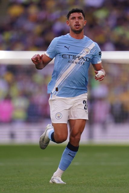 Matheus Nunes of Manchester City during the Emirates FA Cup Semi-Final match Manchester City vs Southampton at Wembley Stadium, London, United Kingdom on 25 April 2026

(Photo by Harvey Murphy/News Images)