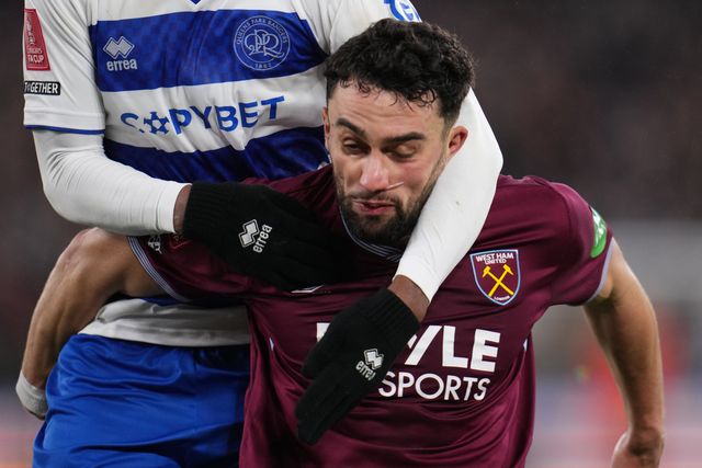 Maximilian Kilman of West Ham United during the Emirates FA Cup Third Round match West Ham United vs Queens Park Rangers at London Stadium, London, United Kingdom, 11th January 2026

(Photo by Harvey Murphy/News Images)