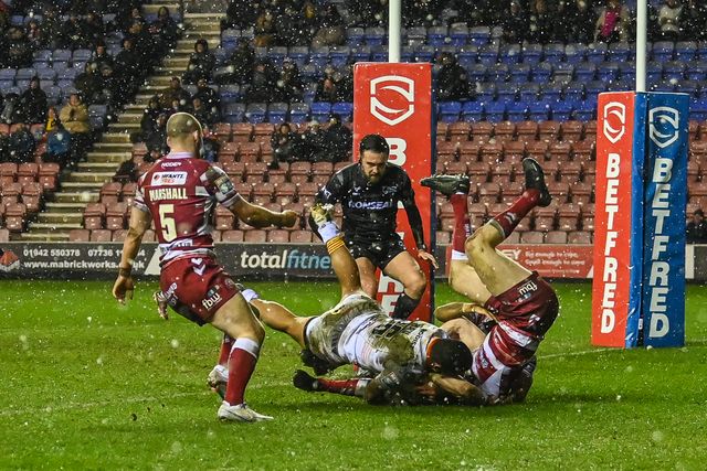Betfred Super League Round 4 Wigan Warriors v Catalans Dragons