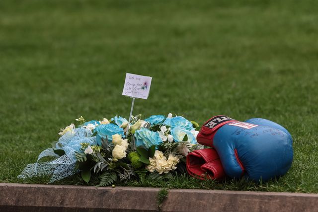 Ricky Hatton Funeral procession