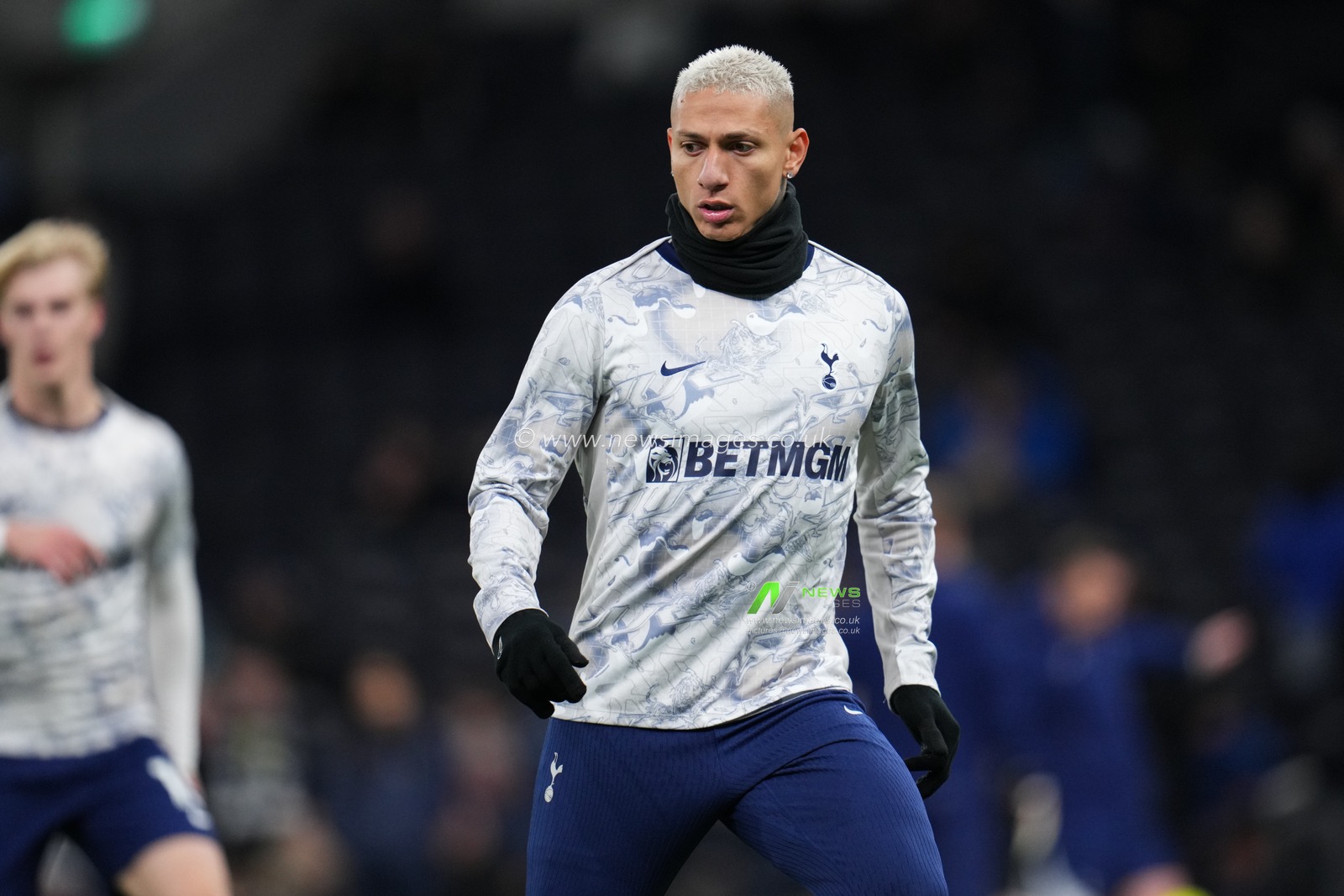 Richarlison of Tottenham Hotspur ahead of the Premier League match Tottenham Hotspur vs Fulham at Tottenham Hotspur Stadium, London, United Kingdom, 29th November 2025

(Photo by Harvey Murphy/News Images)

*** GER AUT SUI OUT ***