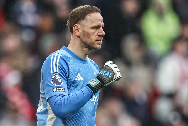 Nottingham Forest goalkeeper Matz Sels during the Premier League match Nottingham Forest vs Fulham at City Ground, Nottingham, United Kingdom on 15 March 2026

(Photo by Alfie Cosgrove/News Images)