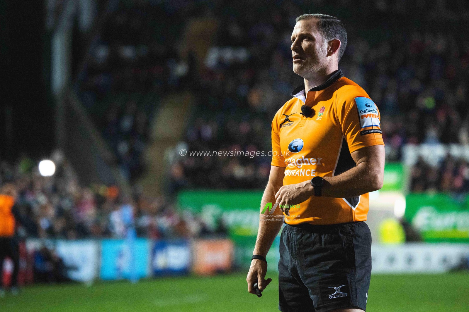 Karl Dickinson during the Gallagher Premiership match Leicester Tigers vs Gloucester Rugby at Mattioli Woods Welford Road Stadium, Leicester, United Kingdom, 19th December 2025

(Photo by Craig Evans/News Images)

*** GER AUT SUI OUT ***