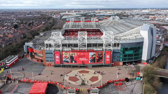 An aerial view of Old Trafford during the Premier League match Manchester United vs Aston Villa at Old Trafford, Manchester, United Kingdom on 15 March 2026

(Photo by Mark Cosgrove/News Images)