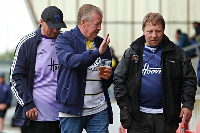 Warrington fans arrive before the Betfred Super League round 17 match Salford Red Devils vs Warrington Wolves at Salford Community Stadium, Eccles, United Kingdom, 4th July 2025

(Photo by Sam Eaden/News Images)