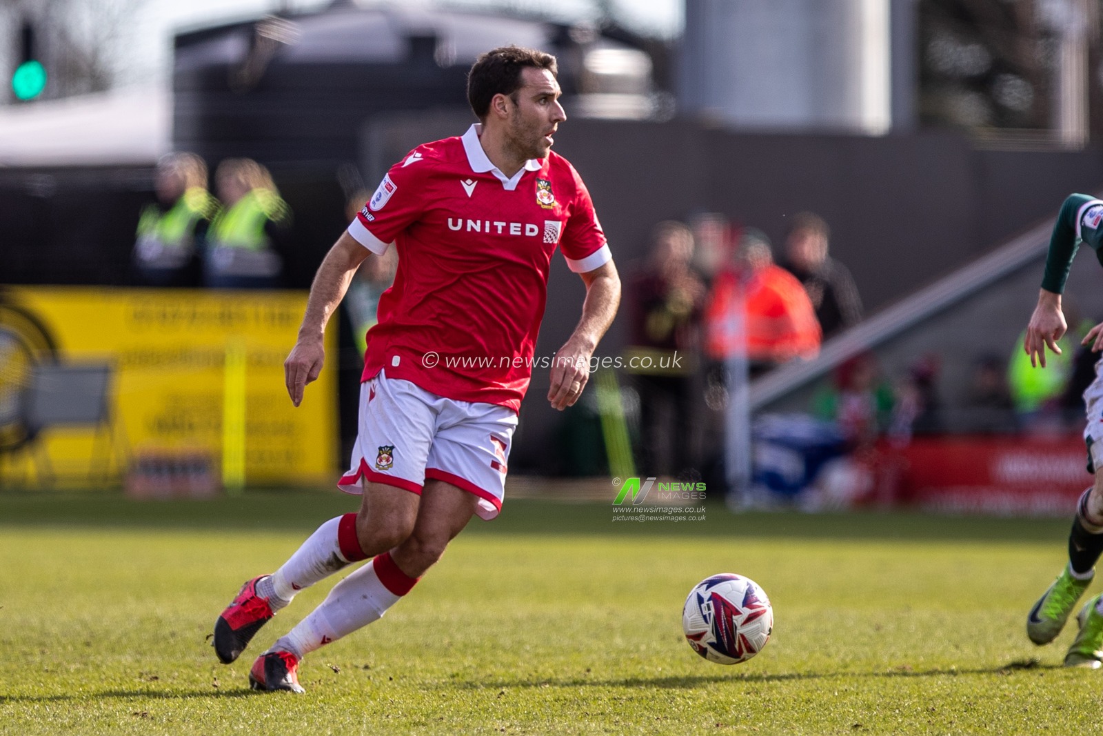 Matty James of Wrexham AFC during the Sky Bet League 1 match Wrexham vs Bolton Wanderers at SToK Cae Ras, Wrexham, United Kingdom, 1st March 2025

(Photo by Nik Mesney/News Images)