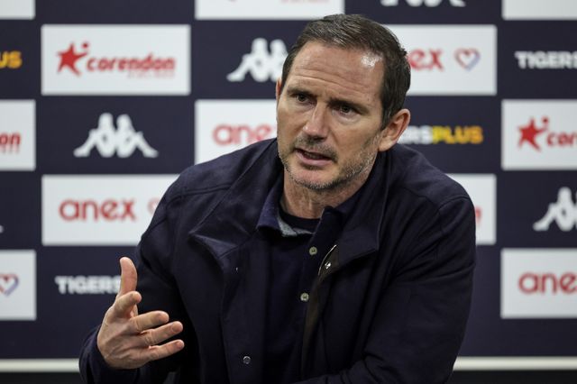 Frank Lampard manager of Coventry City speaks in the post match press conference during the Sky Bet Championship match Hull City vs Coventry City at MKM Stadium, Hull, United Kingdom on 06 April 2026

(Photo by Mark Cosgrove/News Images)