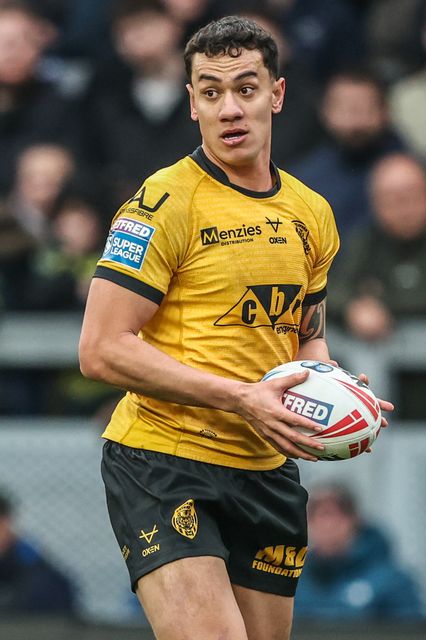 Daejarn Asi of Castleford Tigers during the Betfred Super League round 4 match Leeds Rhinos vs Castleford Tigers at AMT Headingley Stadium, Leeds, United Kingdom on 08 March 2026

(Photo by Alfie Cosgrove/News Images)