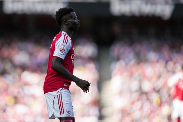 Bukayo Saka of Arsenal during the Pre-season friendly match Arsenal vs Athletic Bilbao at Emirates Stadium, London, United Kingdom, 9th August 2025

(Photo by Harvey Murphy/News Images)
