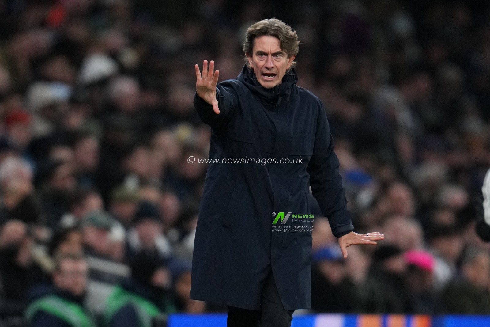 Thomas Frank manager of Tottenham Hotspur during the Premier League match Tottenham Hotspur vs Fulham at Tottenham Hotspur Stadium, London, United Kingdom, 29th November 2025

(Photo by Harvey Murphy/News Images)

*** GER AUT SUI OUT ***