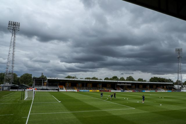 A general view of Abbey Stadium prior to the Pre-season friendly match Cambridge United vs Charlton Athletic at Abbey Stadium, Cambridge, United Kingdom, 26th July 2025

(Photo by Izzy Poles/News Images)