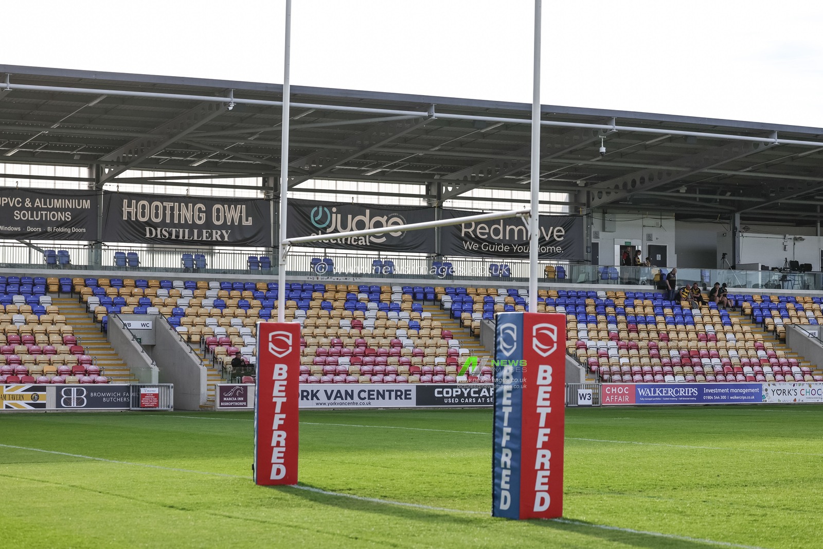A general view of The LNER Community Stadium during the Betfred Super League round 12 match York Knights vs Catalans Dragons at LNER Community Stadium, York, United Kingdom on 23 May 2026

(Photo by Mark Cosgrove/News Images)