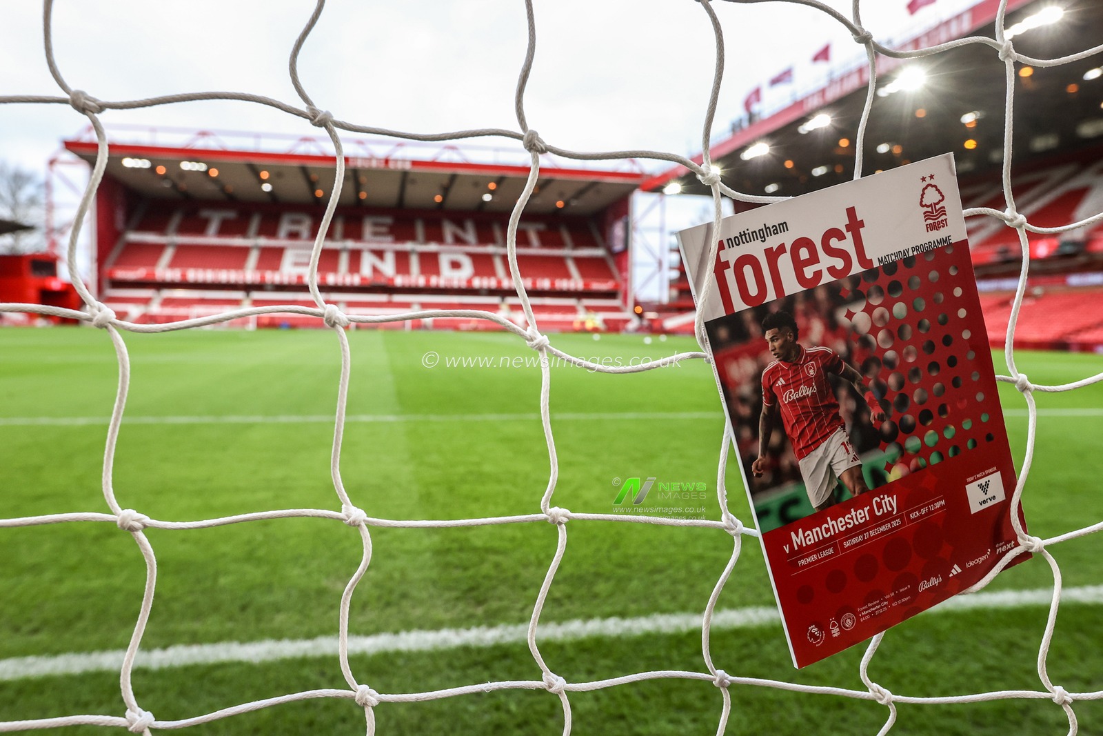 Igor Jesus of Nottingham Forest on the front page of the match day programme during the Premier League match Nottingham Forest vs Manchester City at City Ground, Nottingham, United Kingdom, 27th December 2025

(Photo by Alfie Cosgrove/News Images)

*** GER AUT SUI OUT ***
