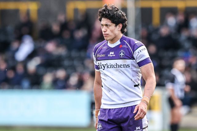 Isaiah Vagana of Wakefield Trinity during the Betfred Super League round 7 match Castleford Tigers vs Wakefield Trinity at OneBore Stadium, Castleford, Untied Kingdom on 05 April 2026

(Photo by Alfie Cosgrove/News Images)