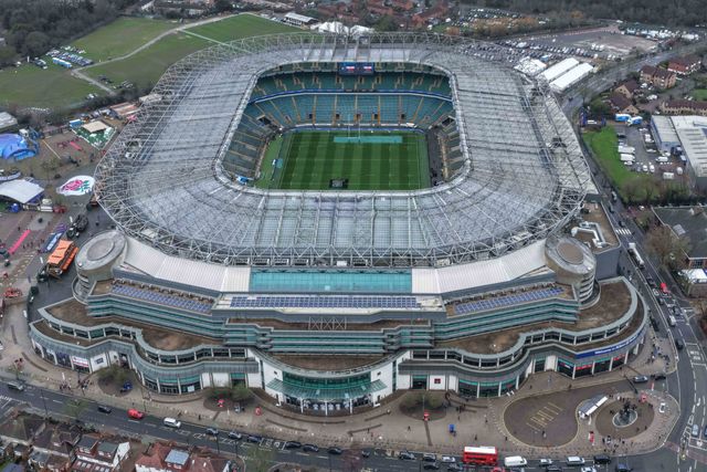 An aerial view of The Allianz Stadium during the Guinness Six Nations 2026 match England vs Wales at Allianz Stadium, Twickenham, United Kingdom on 07 February 2026

(Photo by Mark Cosgrove/News Images)