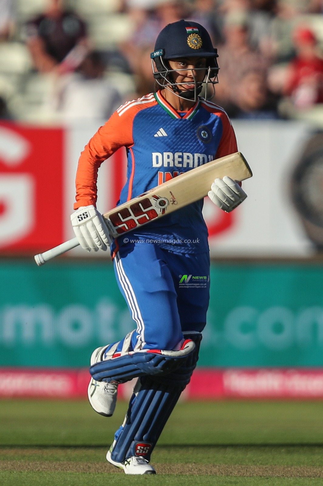 Harleen Deol of India during the 5th Vitality IT20 England Women vs India Women at Edgbaston, Birmingham, United Kingdom, 12th July 2025

(Photo by Izzy Poles/News Images)