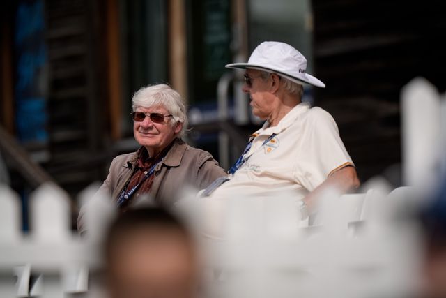 Fans during the County Championship Division Two Derbyshire v Gloucestershire at The Central Co-Op County Ground, Derby, United Kingdom on 26 April 2026

(Photo by Maynard Manyowa/News Images)