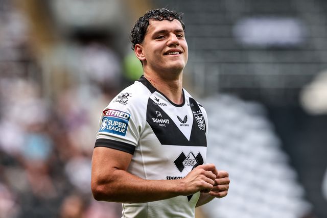Lewis Martin of Hull FC during the Betfred Super League round 16 match Hull FC vs Wigan Warriors at MKM Stadium, Hull, United Kingdom on 27 June 2026

(Photo by Alfie Cosgrove/News Images)