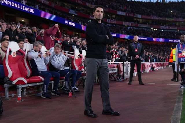 Mikel Arteta manager of Arsenal during the UEFA Champions League Quarter Finals match Arsenal vs Sporting CP at Arsenal stadium, London, United Kingdom on 15 April 2026

(Photo by Harvey Murphy/News Images)