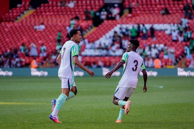 Femi Azeez of Nigeria scores to make it 1-0 during the Unity Cup 2026 Semi-Finals match Nigeria vs Zimbabwe at The Valley, London, United Kingdom on 26 May 2026

(Photo by Maynard Manyowa/News Images)