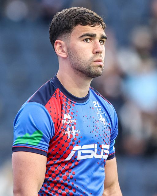 Jack Sinfield of Wakefield Trinity in the pre-game warm up during the Betfred Super League round 10 match Leeds Rhinos vs Wakefield Trinity at AMT Headingley Stadium, Leeds, United Kingdom on 01 May 2026

(Photo by Alfie Cosgrove/News Images)
