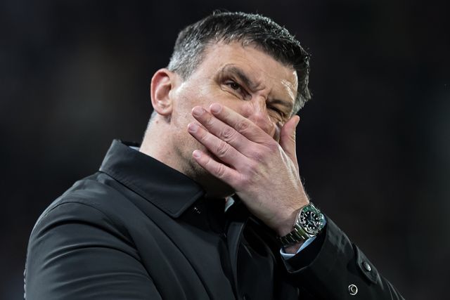 Sergej Jakirovi manager of Hull City reacts in the technical area during the Sky Bet Championship match Hull City vs Coventry City at MKM Stadium, Hull, United Kingdom on 06 April 2026

(Photo by Mark Cosgrove/News Images)