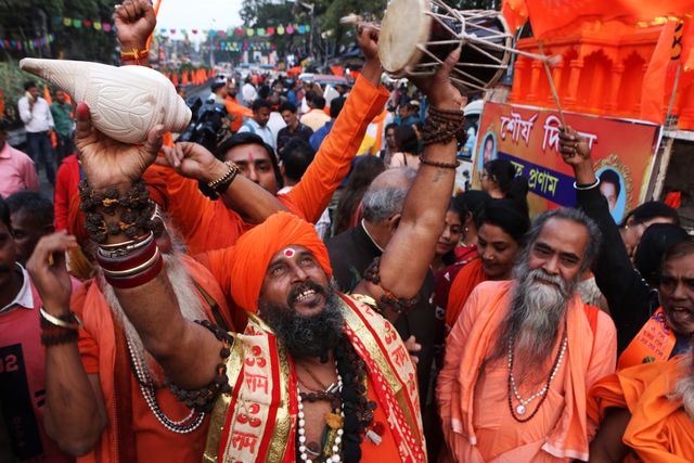 INDIA-PROTEST-to stop the atrocities against Bangladesh's Hindu minority community