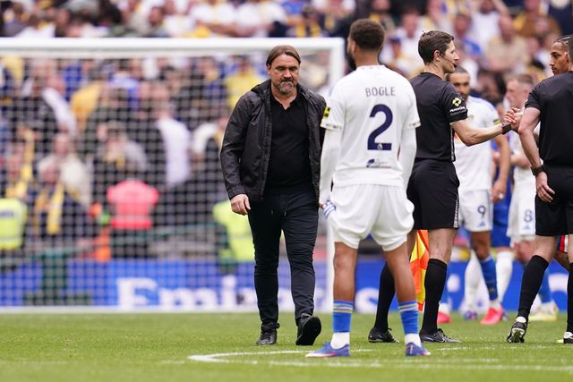Daniel Farke manager of Leeds United at full time during the Emirates FA Cup Semi-Final match Chelsea vs Leeds United at Wembley Stadium, London, United Kingdom on 26 April 2026

(Photo by Harvey Murphy/News Images)