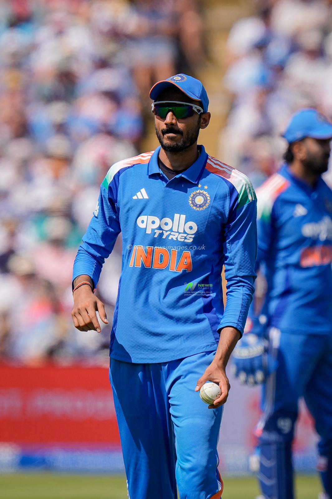 Axar Patel of India during the 1st Metro Bank ODI match England vs India at Edgbaston, Birmingham, United Kingdom on 14 July 2026

(Photo by Maynard Manyowa/News Images)