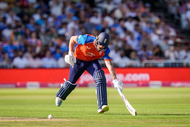 Phil Salt of England reaches for the crease during the Third Vitality T20 International match England vs India at Trent Bridge, Nottingham, United Kingdom on 07 July 2026

(Photo by Maynard Manyowa/News Images)