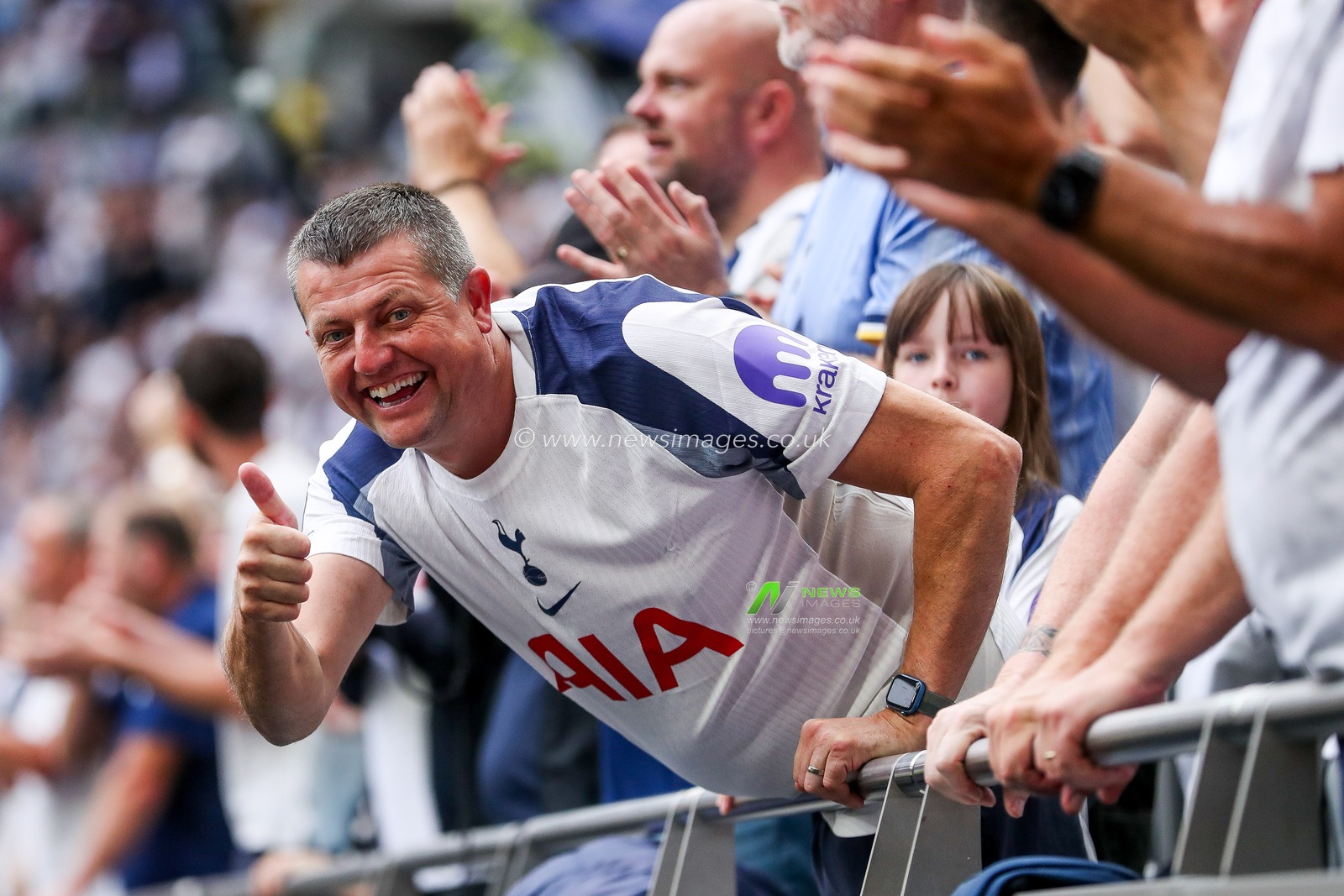 Fans react during the Premier League match Tottenham Hotspur vs Burnley at Tottenham Hotspur Stadium, London, United Kingdom, 16th August 2025

(Photo by Izzy Poles/News Images)