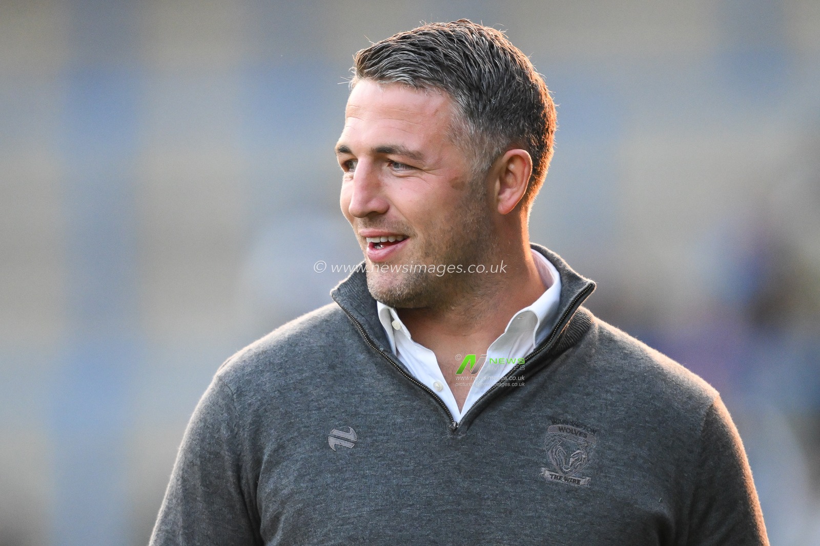 Sam Burgess Head Coach of Warrington Wolves ahead of  the Betfred Super League Round 27 match Warrington Wolves vs London Broncos at Halliwell Jones Stadium, Warrington, United Kingdom, 20th September 2024

(Photo by Craig Thomas/News Images)