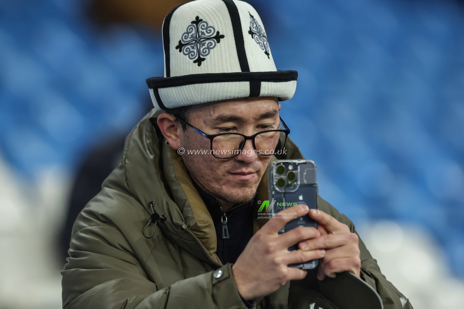 Real Madrid fans during the UEFA Champions League Knockout Round Play-off Manchester City v Real Madrid at Etihad Stadium, Manchester, United Kingdom, 11th February 2025

(Photo by Mark Cosgrove/News Images)