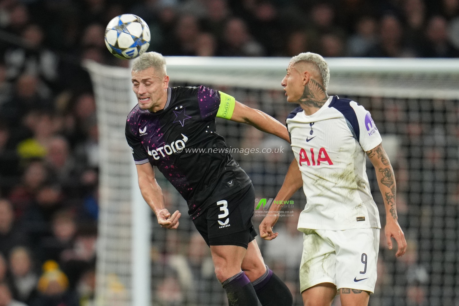 during the UEFA Champions League Matchday 6 of 8 Tottenham Hotspur vs Slavia Prague at Tottenham Hotspur Stadium, London, United Kingdom, 9th December 2025

(Photo by Harvey Murphy/News Images)

*** GER AUT SUI OUT ***