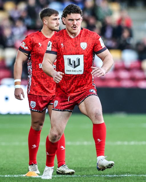 Robbie Mulhern of Leigh Leopards in the pre-game warm up during the Betfred Super League round 8 match York Knights vs Leigh Leopards at LNER Community Stadium, York, United Kingdom on 17 April 2026

(Photo by Alfie Cosgrove/News Images)