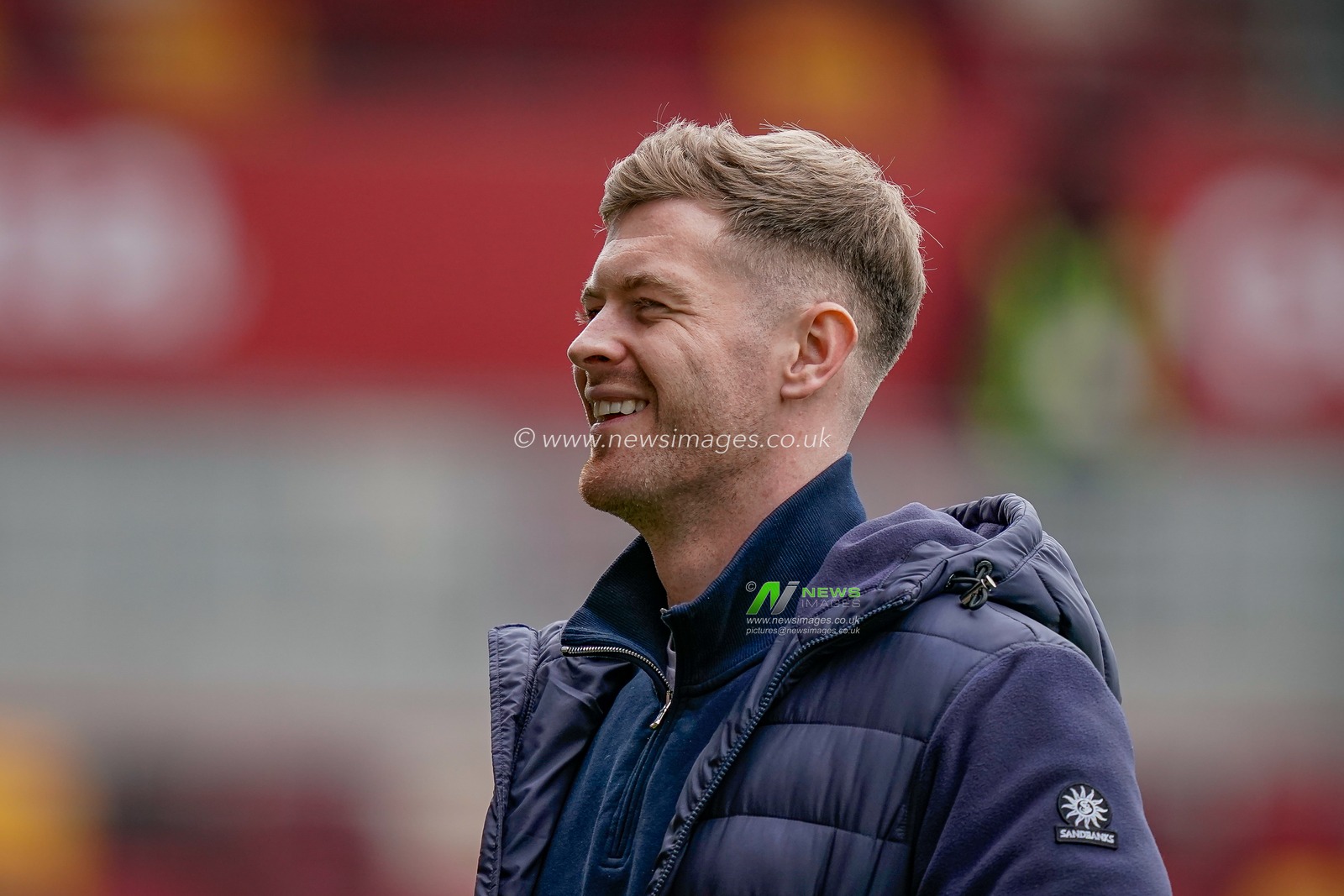 Nathan Collins of Brentford inspects the pitch prior to kick off during the Premier League match Brentford vs Brighton & Hove Albion at GTECH Community Stadium, London, United Kingdom on 21 February 2026

(Photo by Maynard Manyowa/News Images)