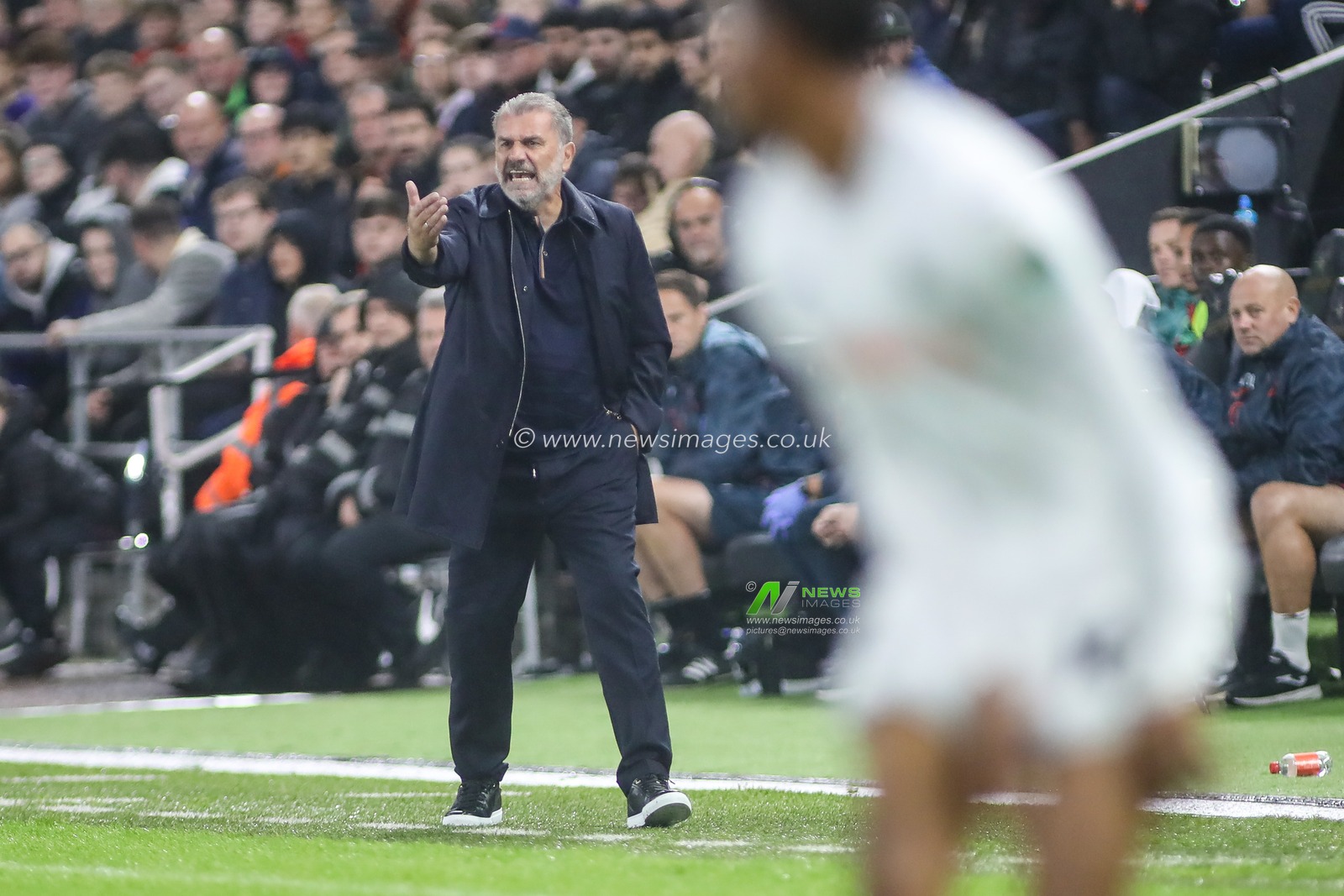 Nottingham Forest Head Coach Ange Postecoglou during the Carabao Cup 3rd Round Swansea City vs Nottingham Forest at Swansea.com Stadium, Swansea, United Kingdom, 17th September 2025

(Photo by Andrew Lewis/News Images)